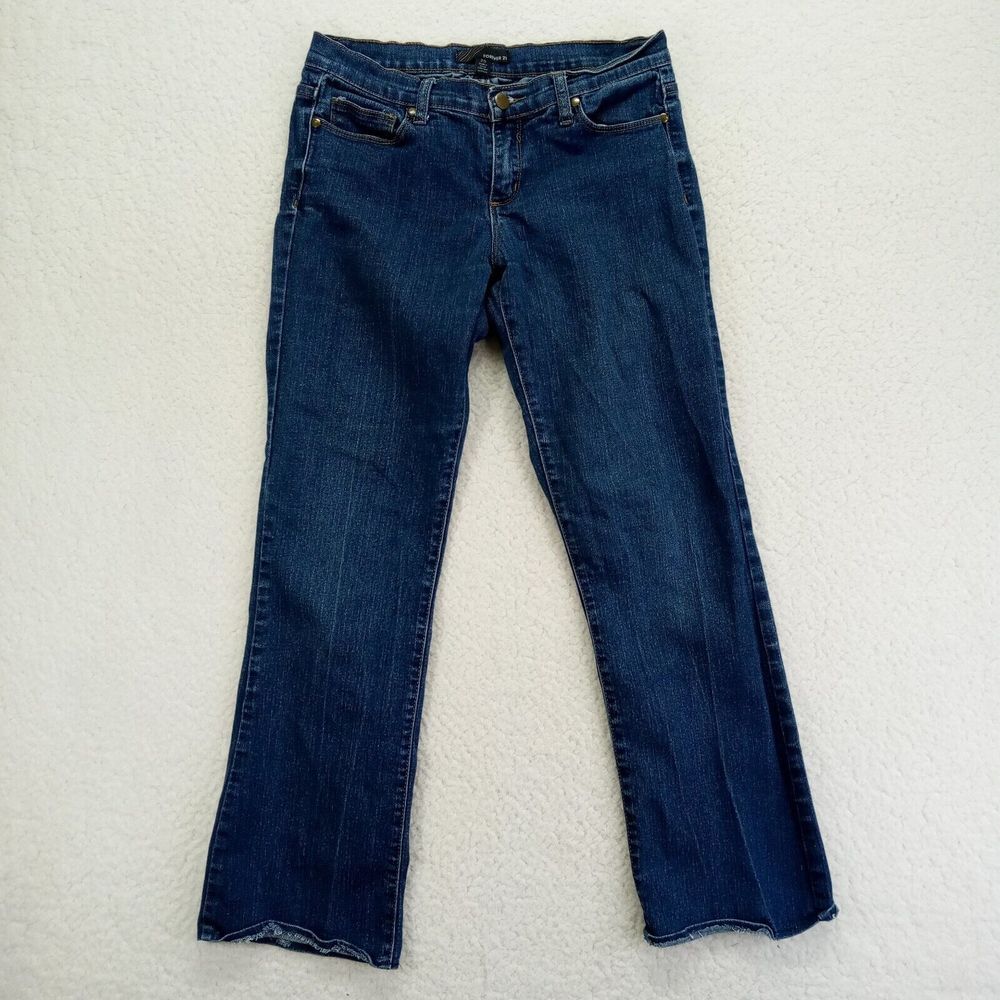 Forever 21 Jeans Womens 29‎ Straight Leg Dark Wash Denim Cotton Blend